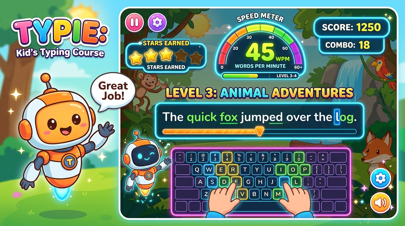 Typie: Kid's Typing Course